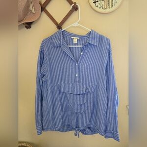 H&M Striped Blouse